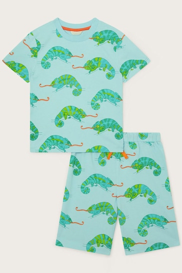 Monsoon Blue Chameleon Shorts and T-Shirt Set