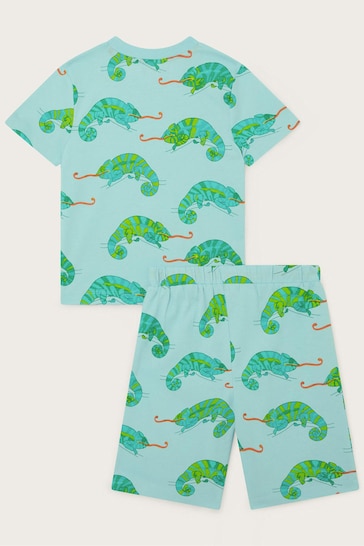 Monsoon Blue Chameleon Shorts and T-Shirt Set