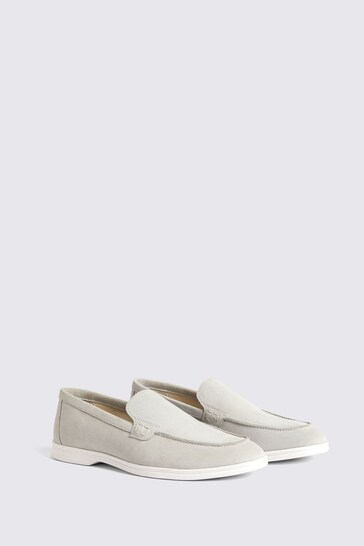 MOSS Natural Lewisham Suede Casual Loafers