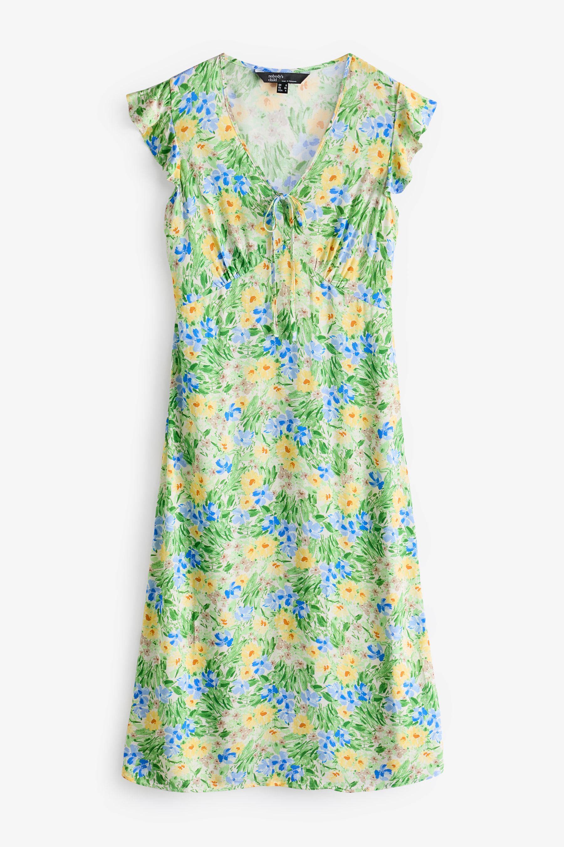 Buy Nobody s Child Green Lily Midi Emmeline Dress from the Next UK online shop