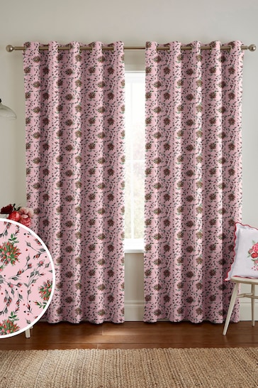 Cath Kidston Pink Forever Rose Made to Measure Curtains