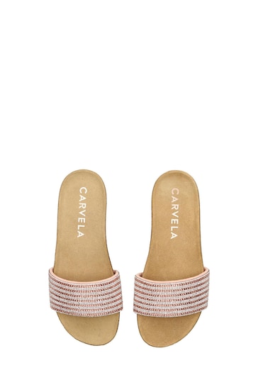 Carvela Comfort Gold Super Sandals