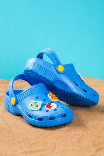 Vanilla Underground Blue Boys Pokemon Clogs