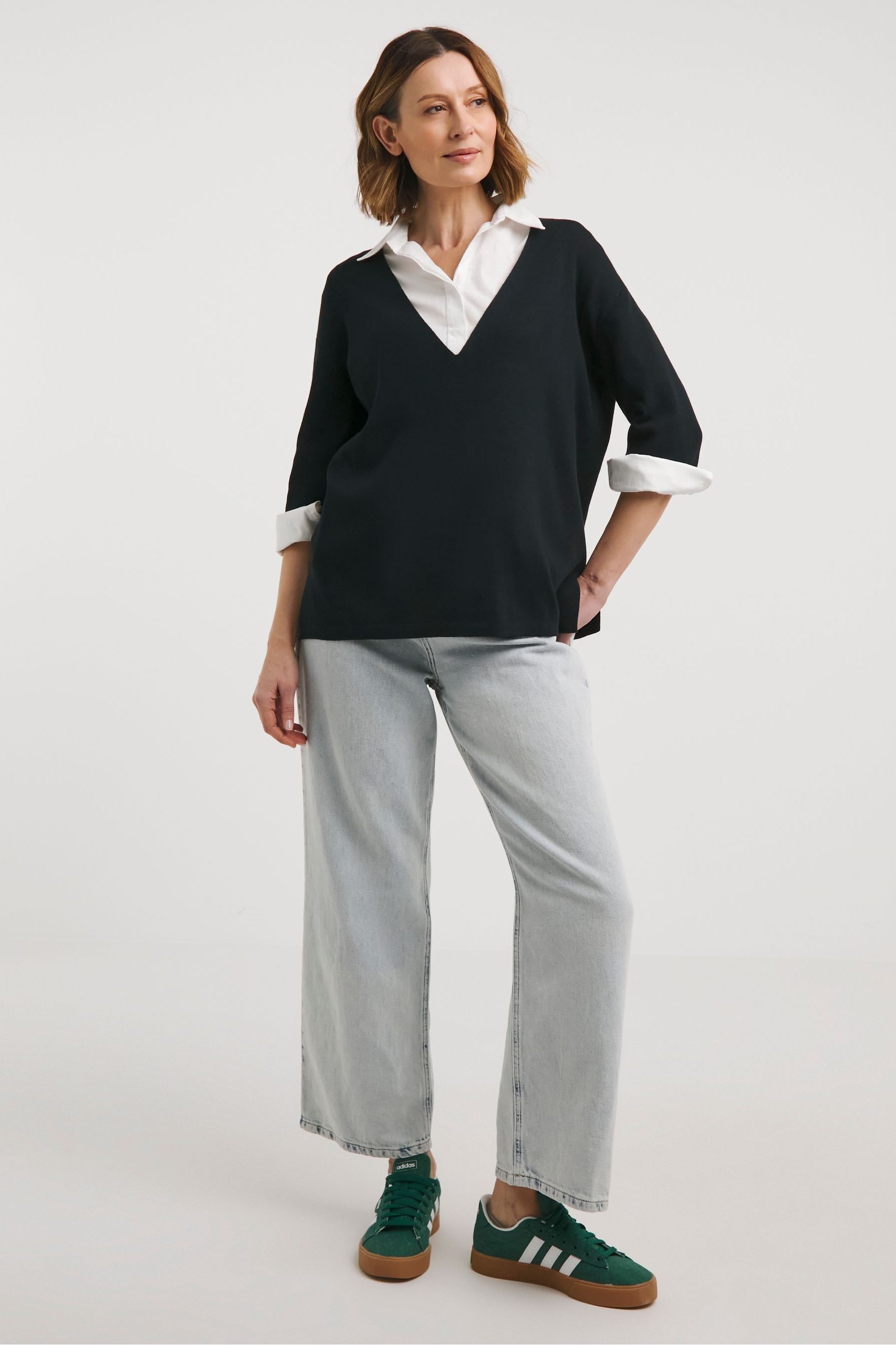Black boxy sweater shop