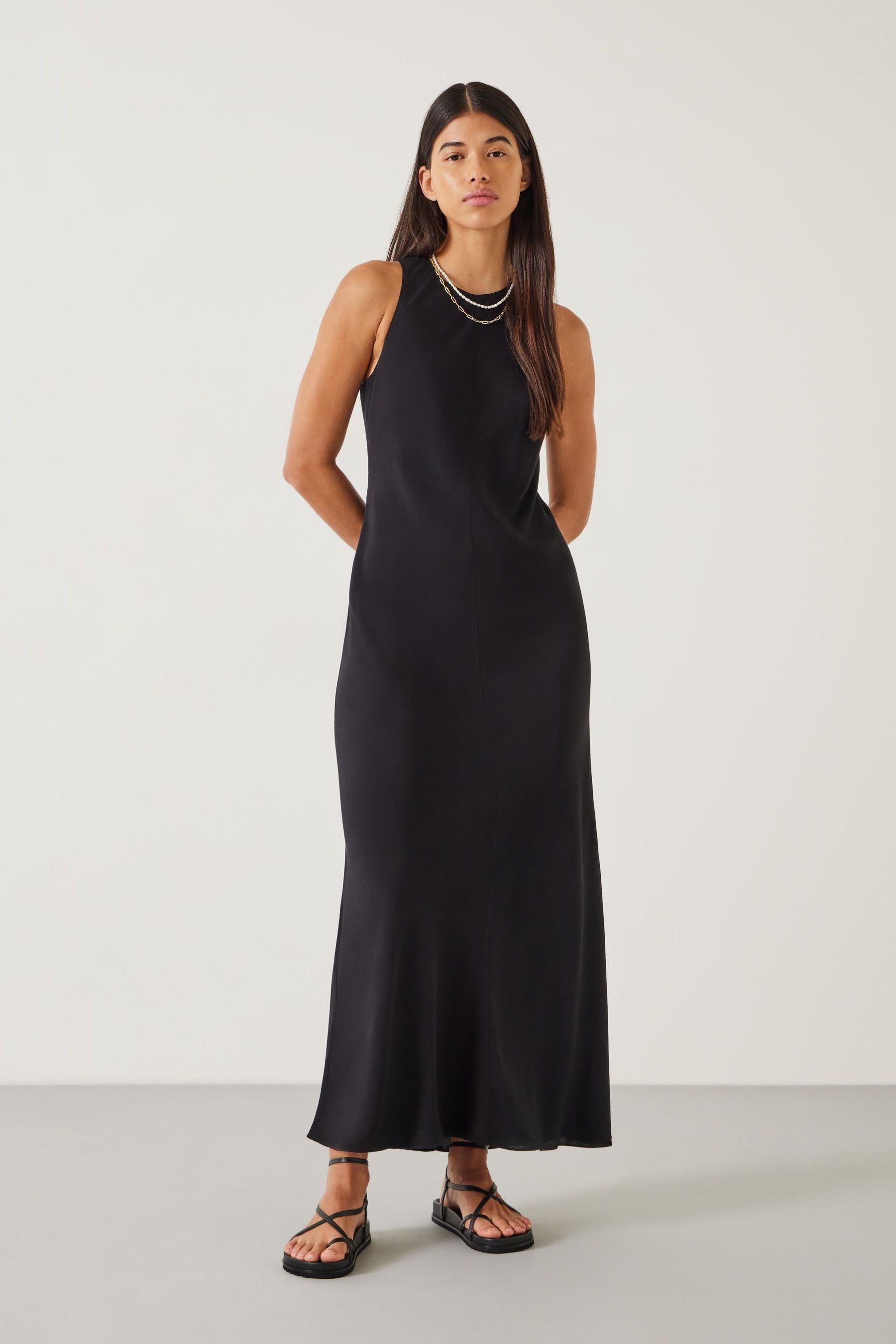 Buy Hush Black Imani Maxi Dress from the Next UK online shop