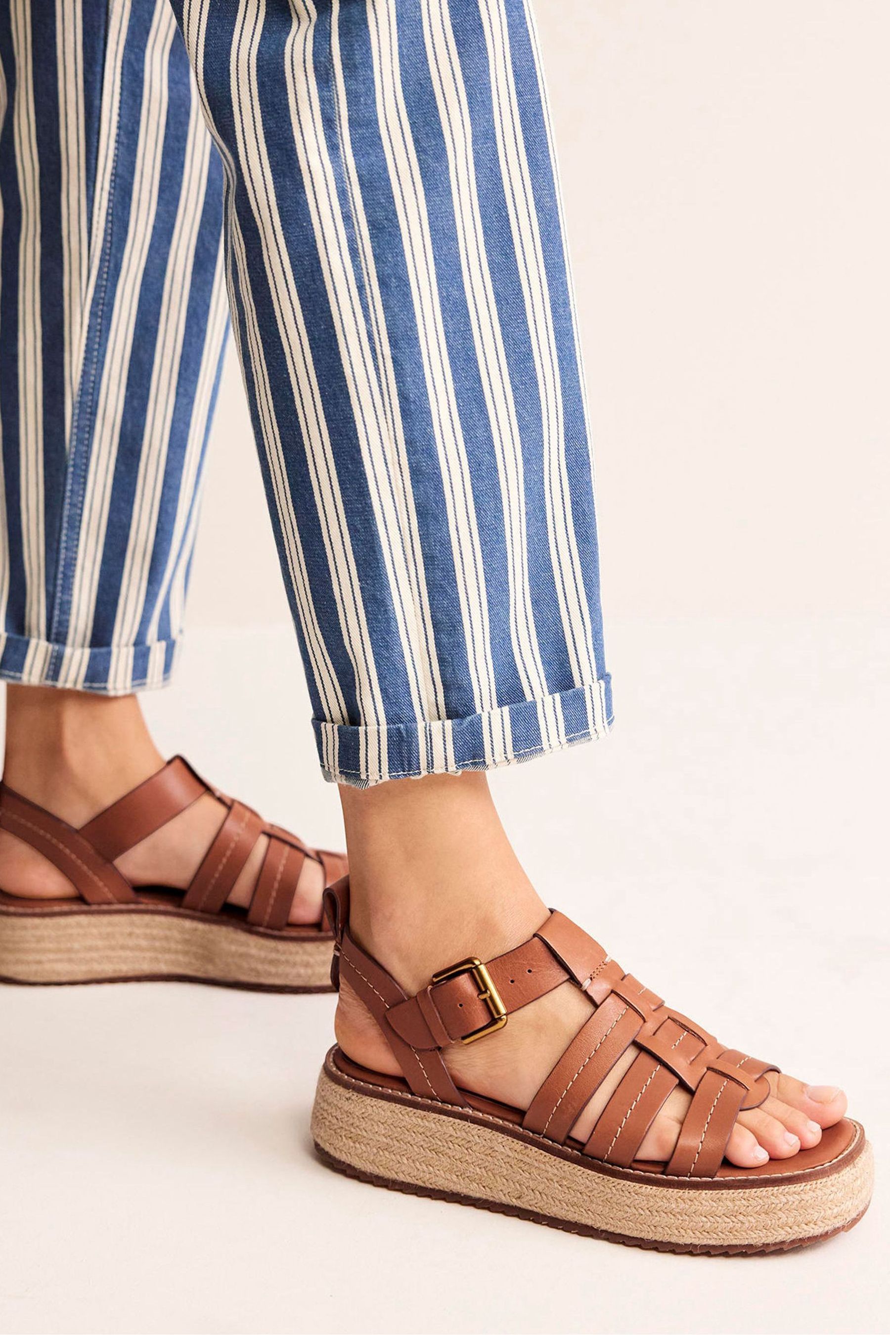 Buy Boden Brown Chunky Fisherman Sandals from the Next UK online shop