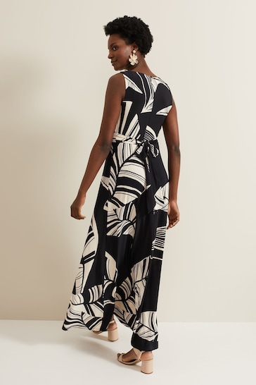 Phase Eight Black Abstract Artemis Maxi Dress