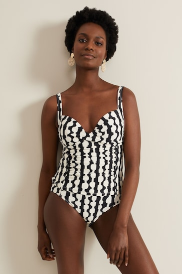 Phase Eight Black Lara Tankini Top