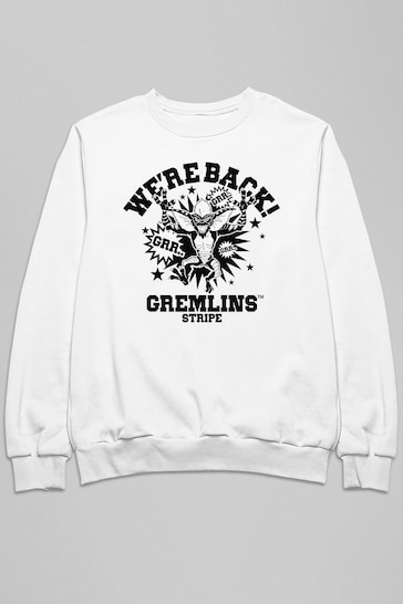 All + Every White Gremlins Halloween We Are Back Mens Sweatshirt