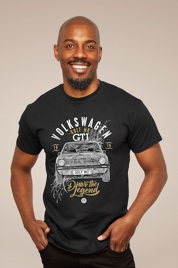 All + Every Black Volkswagen Golf GTI Drive The Legend Mens T-Shirt