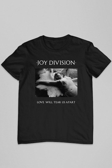 All + Every Black Joy Division Love Will Tear Us Apart Art Mens Music T-Shirt