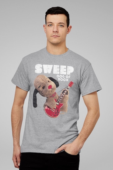 All + Every Grey Sooty Dog Of Rock Sweep Mens T-Shirt