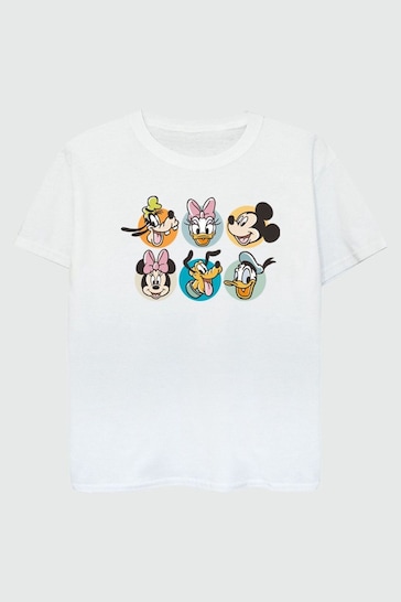 Brands In White Boys Mickey Mouse Gradient Mickey Heather Disney T-Shirt