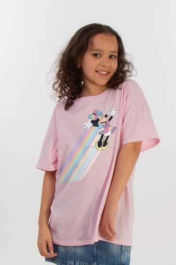 Brands In Pink Minnie Mouse Whoosh Girls T-Shirt