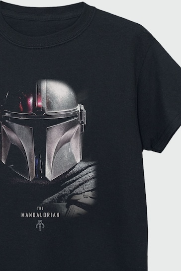 Brands In Black Boys Star Wars The Mandalorian Poster T-Shirt