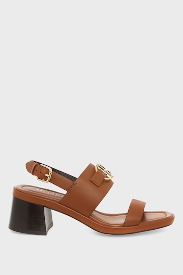 Hobbs Brown Heeled Nell Sandals