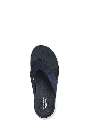 Skechers Navy Arch Fit Radiance Lure Sandals