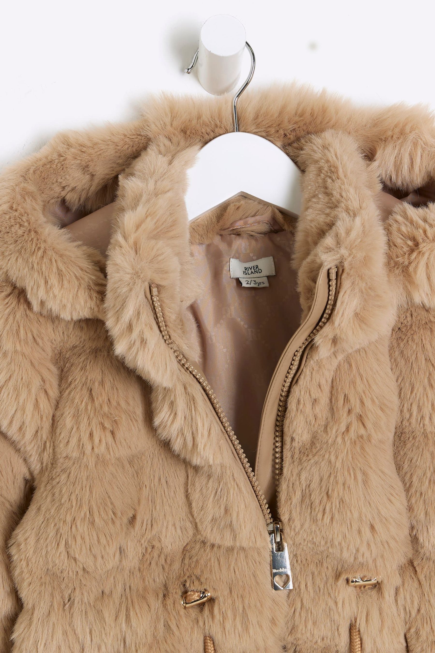 Childrens fur coats river island cheap