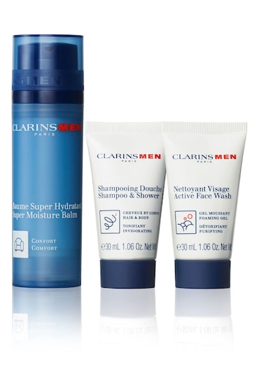 Clarins Clarins Men The Ultimate Hydration Collection Gift Set (worth £41)