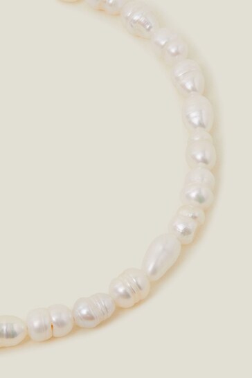 Accessorize Gold Plated14ct Seed Pearl Bracelet