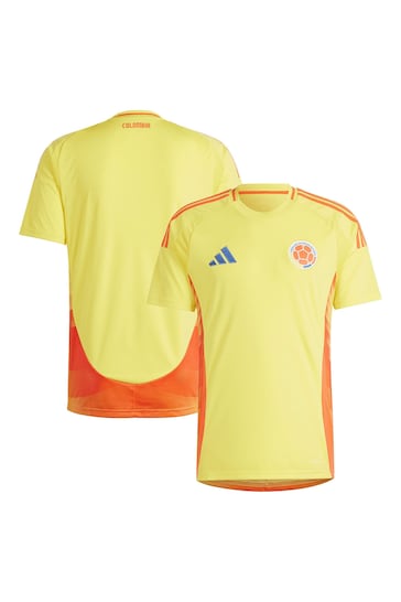 adidas Yellow Colombia Home Shirt 2024