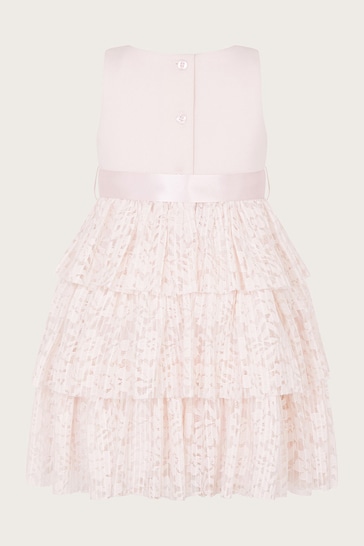 Monsoon Pink Baby Aurora Layered Dress