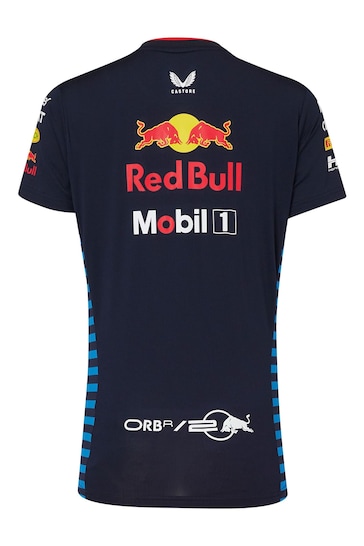 Fanatics Womens F1 Red Bull Racing 2024 Team Set Up Blue T-Shirt