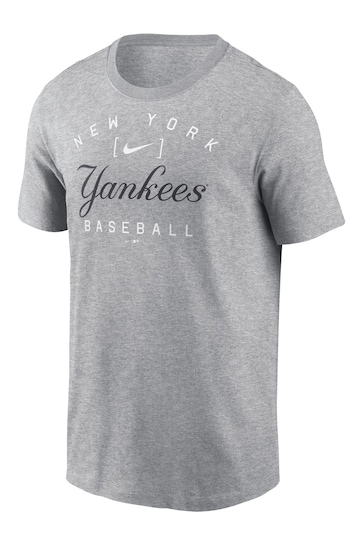 Fanatics Grey MLB New York Yankees Home Team Athletic Arch T-Shirt