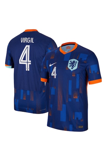 Nike Blue Netherlands Away Dri-FIT ADV Match Shirt 2024