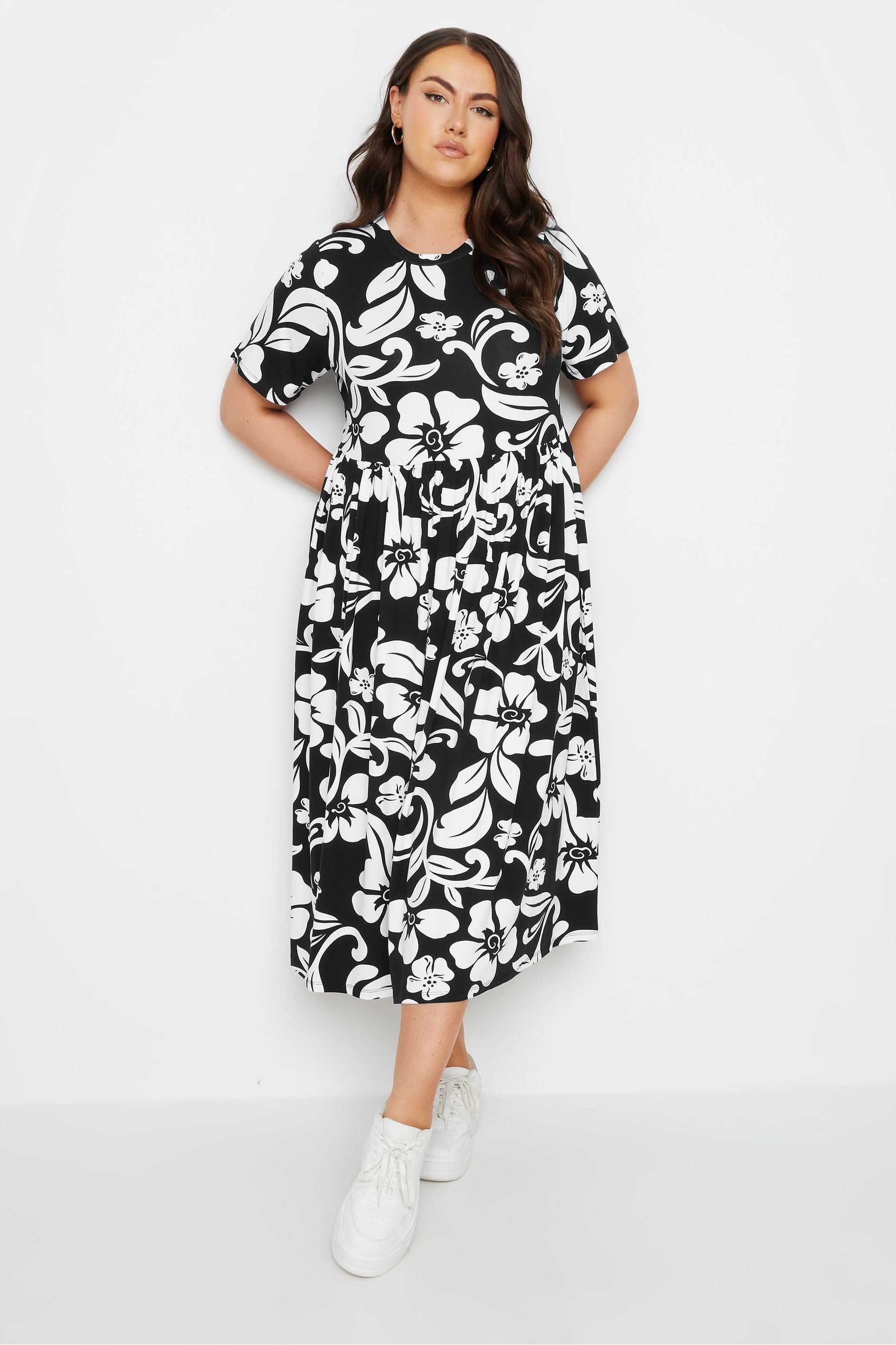 Curve smock dress clearance