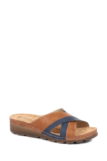 Pavers Crossover Mule Sandals