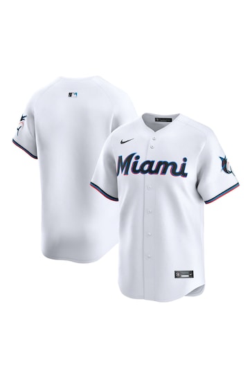 Fanatics MLB Miami Marlins Limited Home White Jersey