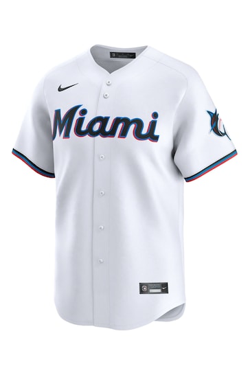 Fanatics MLB Miami Marlins Limited Home White Jersey