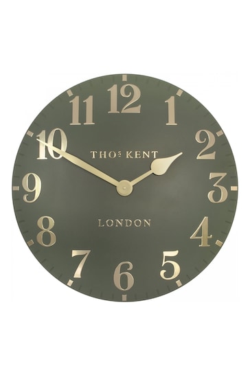 Thomas Kent Clocks Green 20" Arabic Wall Clock