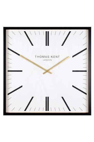 Thomas Kent Clocks White 16" Garrick Wall Clock