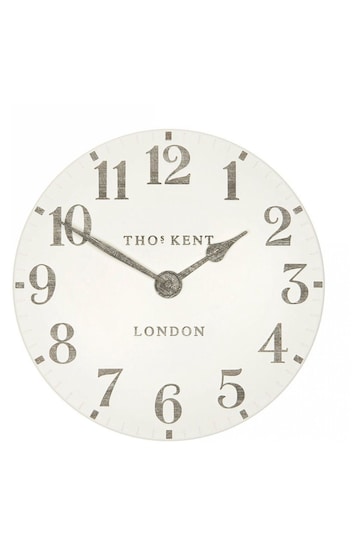 Thomas Kent Clocks Natural 12" Arabic Wall Clock