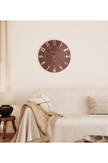 Thomas Kent Clocks Purple 12" Mulberry Wall Clock