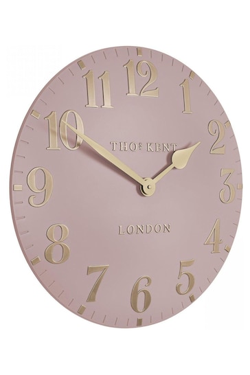 Thomas Kent Clocks Pink 12" Arabic Wall Clock