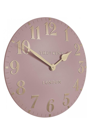 Thomas Kent Clocks Pink 20" Arabic Wall Clock
