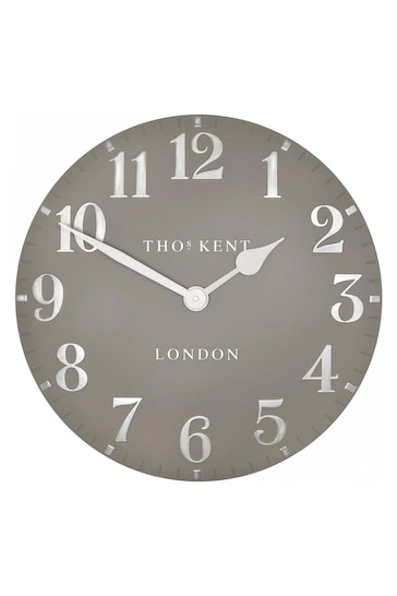 Thomas Kent Clocks Brown 20" Arabic Wall Clock