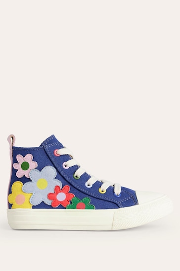 Boden Blue Canvas High Top