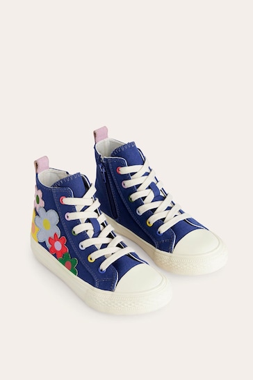 Boden Blue Canvas High Top