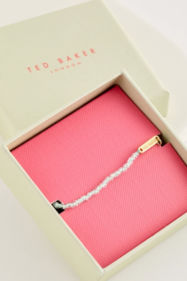 Ted Baker Gold Tone PARIENA: Adjustable Beaded Bracelet