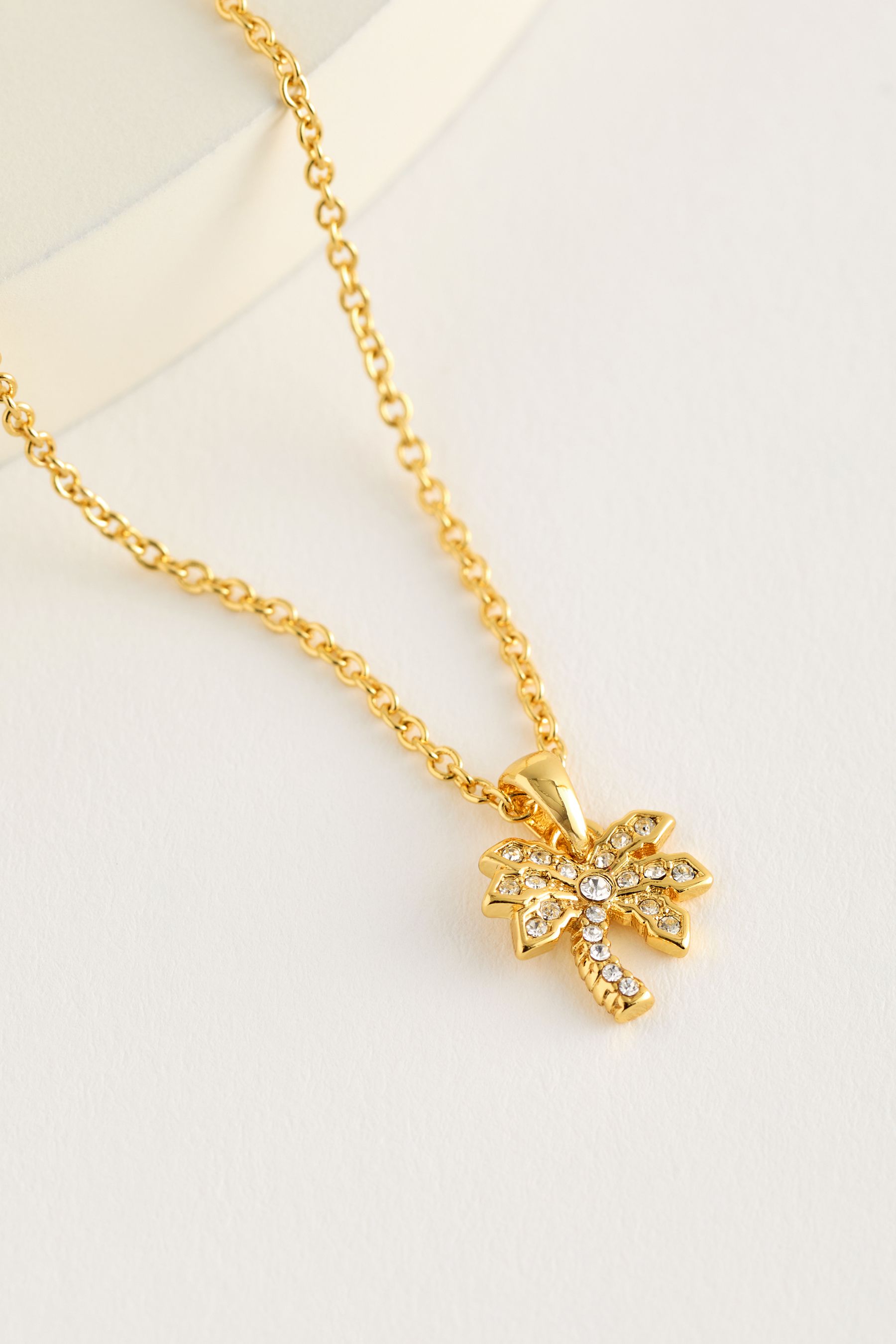 Buy Ted Baker Gold Tone PALMELE Crystal Palm Tree Pendant Necklace from the Next UK online shop
