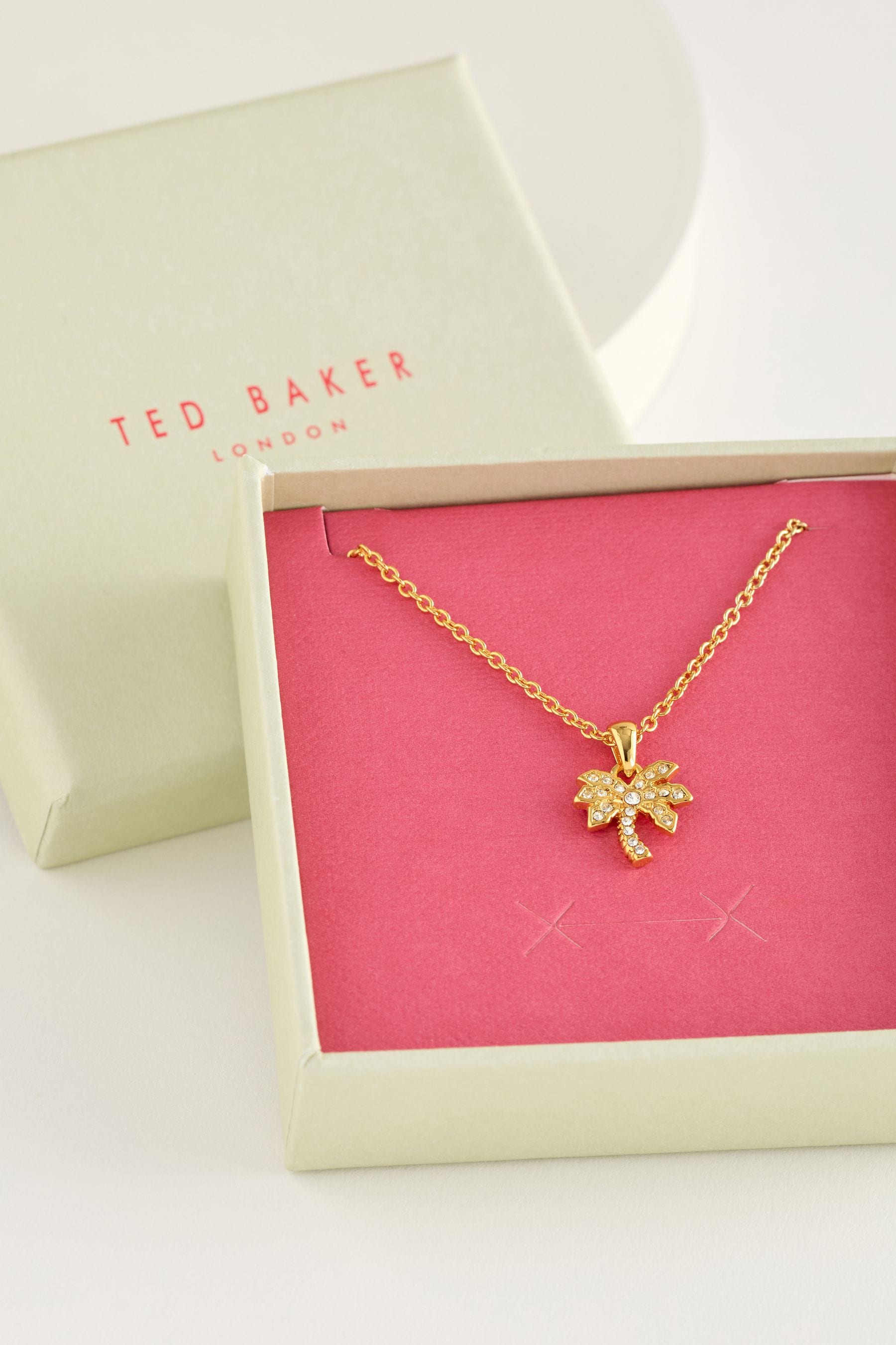 Kate spade palm tree necklace store