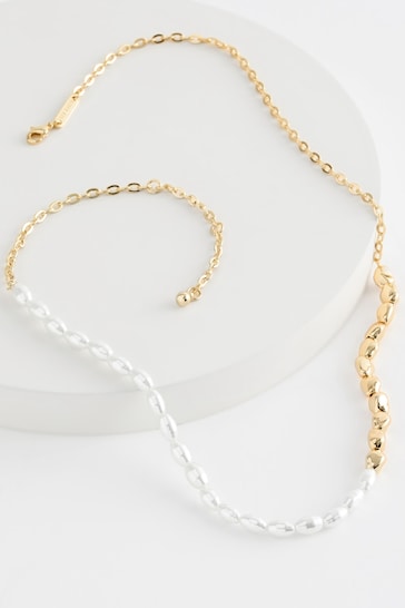 Ted Baker Gold Tone ILENIE: Island Pearl Bead Necklace