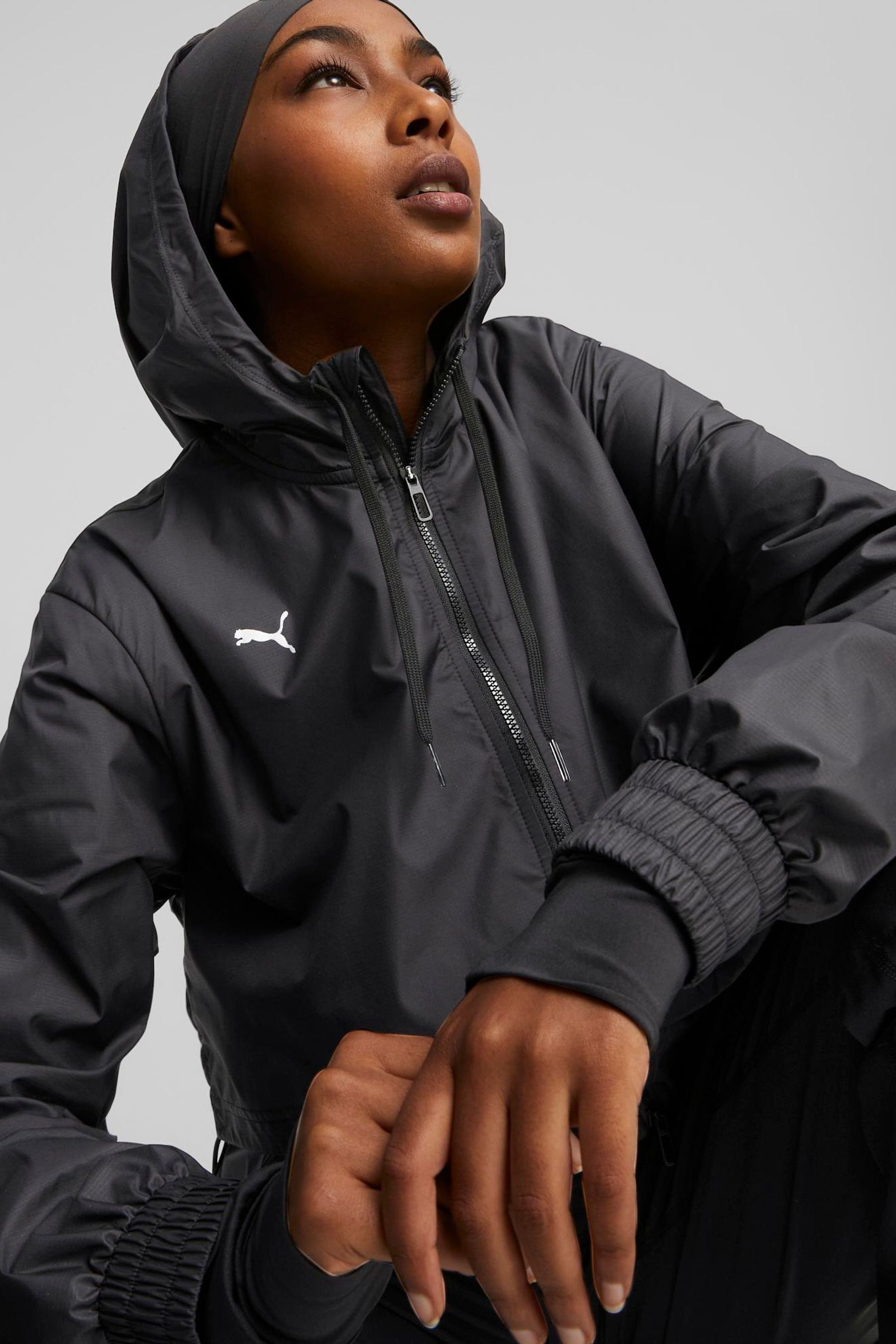Black activewear jacket outlet