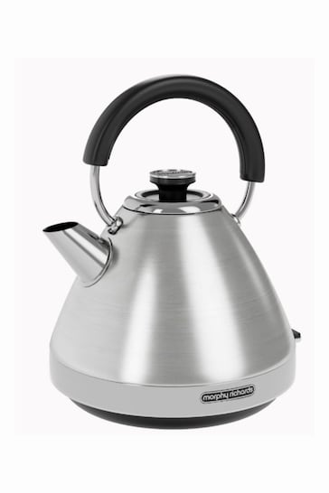 Morphy Richards Brushed Silver Venture Pyramid Kettle