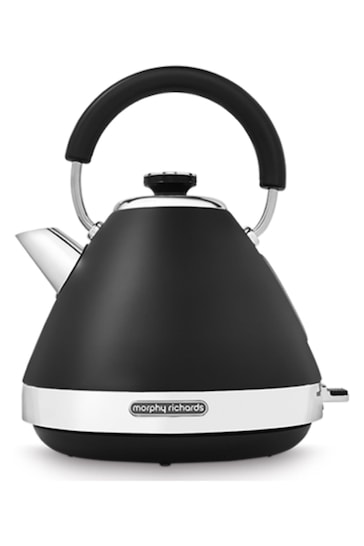 Morphy Richards Black Venture Pyramid Kettle