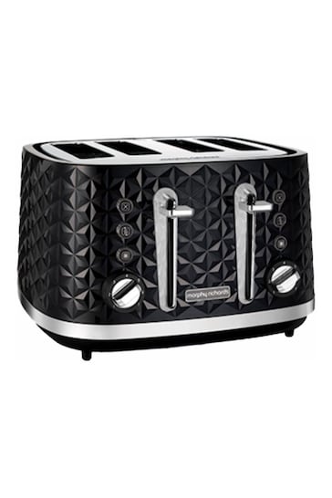 Morphy Richards Black Vector 4 Slice Toaster